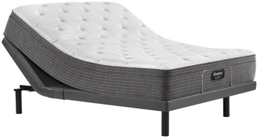Beautyrest Silver Aware Plush Euro Top with Delight Adjustable Base - King (One Piece)